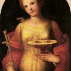 Saint Lucy by Domenico di Pace Beccafumi - Dasniya